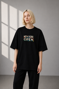 T-shirt New York Tennis Monumental 23. design textile unisexe [color:black] [view:front]