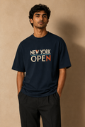 T-shirt New York Tennis Monumental 18. design textile unisexe [color:navy] [view:front]