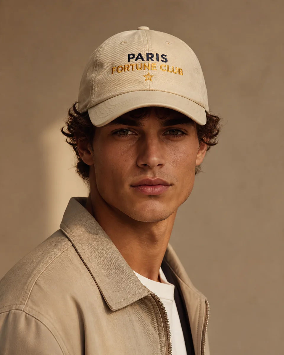 embroidered-cap-paris-fortune-club-sand