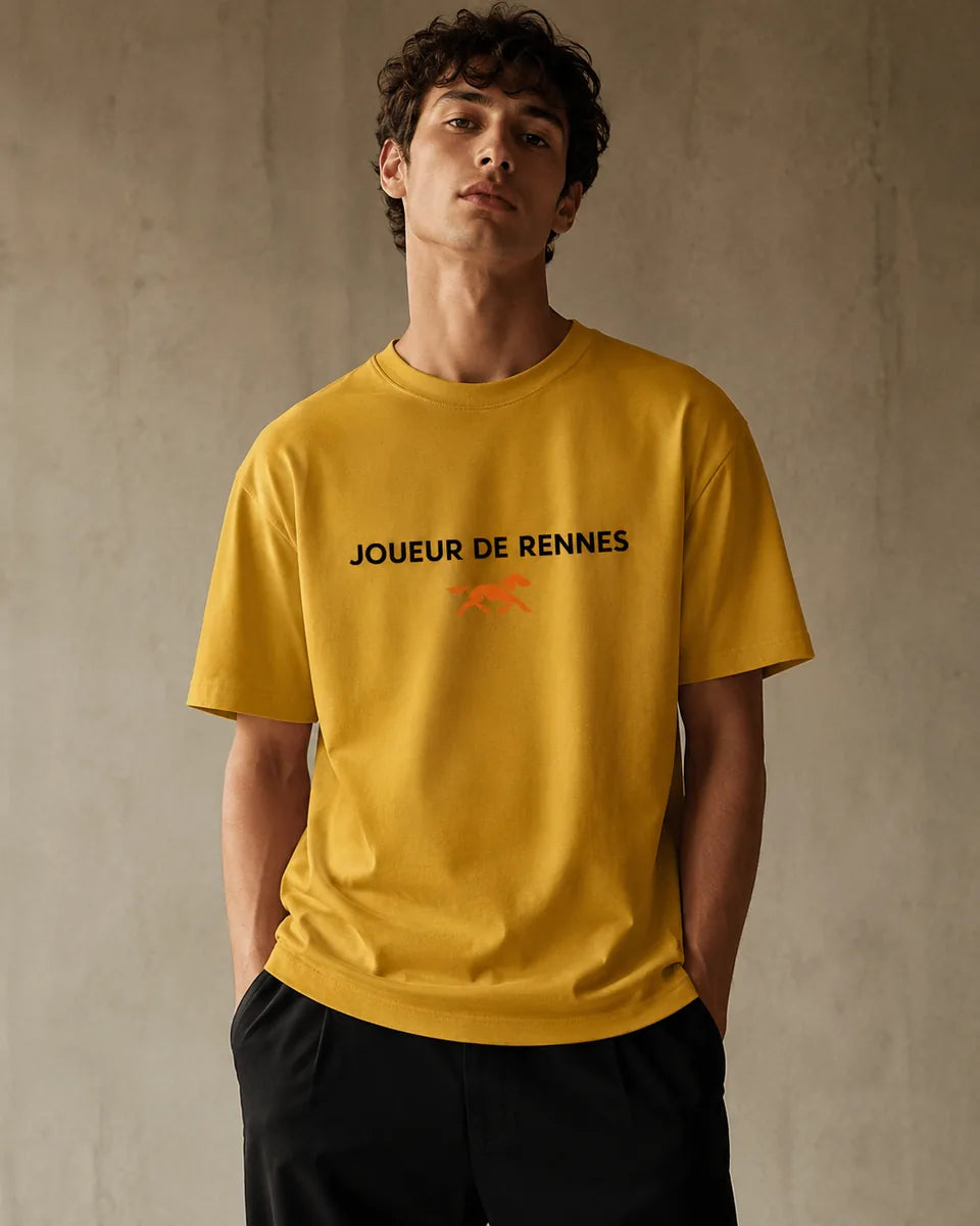 tshirt-joueur-rennes-gold