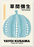 Affiche Citrouille bleue à pois Art Japonais — Yayoi Kusama — vue catalogue