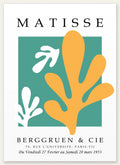 Affiche Corail Jaune sur Vert Papiers Decoupes — Henri Matisse — vue catalogue