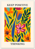 Affiche Fleurs Keep Positive Thinking Florale — Henri Matisse — vue catalogue
