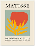 Affiche Forme Rouge et Feuille Jaune Papiers Decoupes — Henri Matisse — vue catalogue