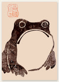 Affiche Grenouille de Matsumoto Hōji — Estampe japonaise