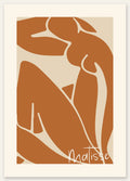 Affiche Nu Assis Terracotta Papiers Decoupes, Trait — Henri Matisse — vue catalogue