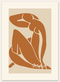 Affiche Nu Assis Terracotta Papiers Decoupes, Aplat — Henri Matisse — vue catalogue