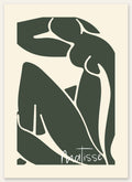 Affiche Nu Assis Vert Papiers Decoupes — Henri Matisse — vue catalogue