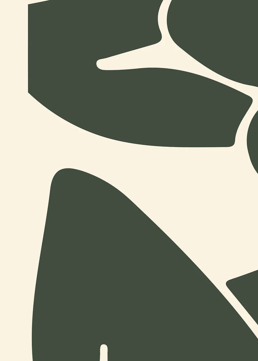 Affiche Nu Assis Vert Papiers Decoupes — Henri Matisse — détail de l'œuvre