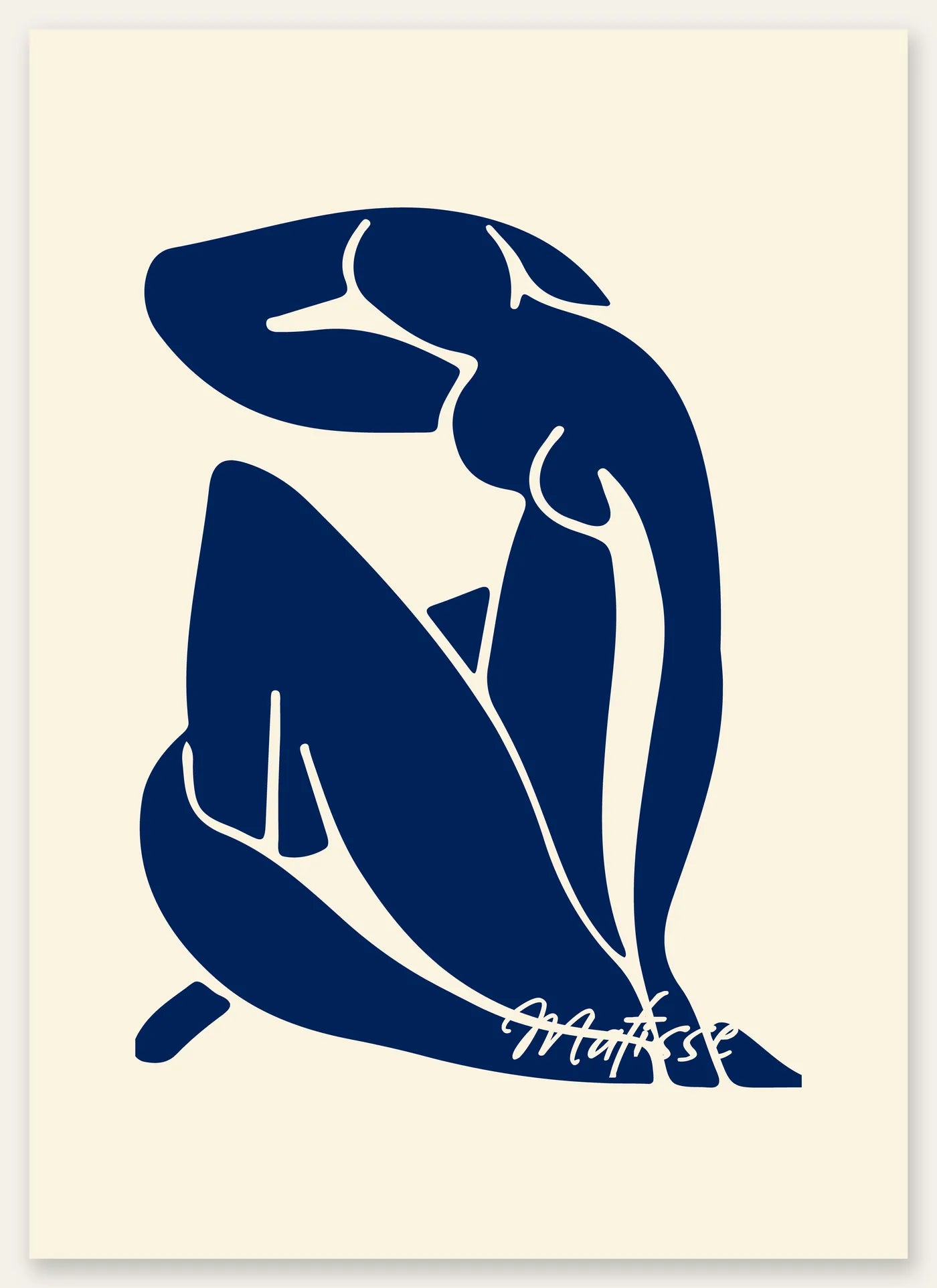 Affiche Papiers découpés moderniste — Henri Matisse — vue catalogue