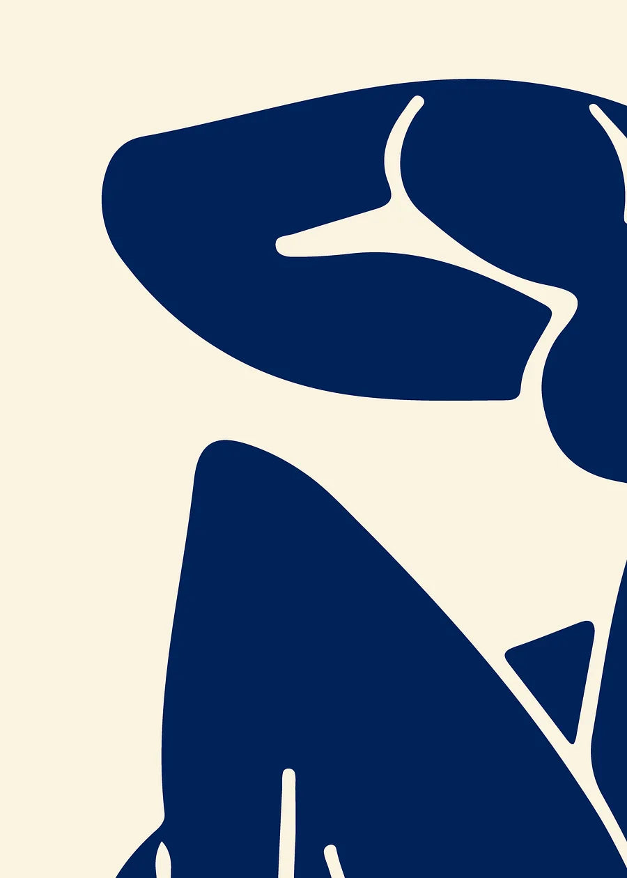 Affiche Papiers découpés moderniste — Henri Matisse — détail de l'œuvre