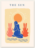 Affiche The Sun Femme Bleue Moderne — Henri Matisse — vue catalogue