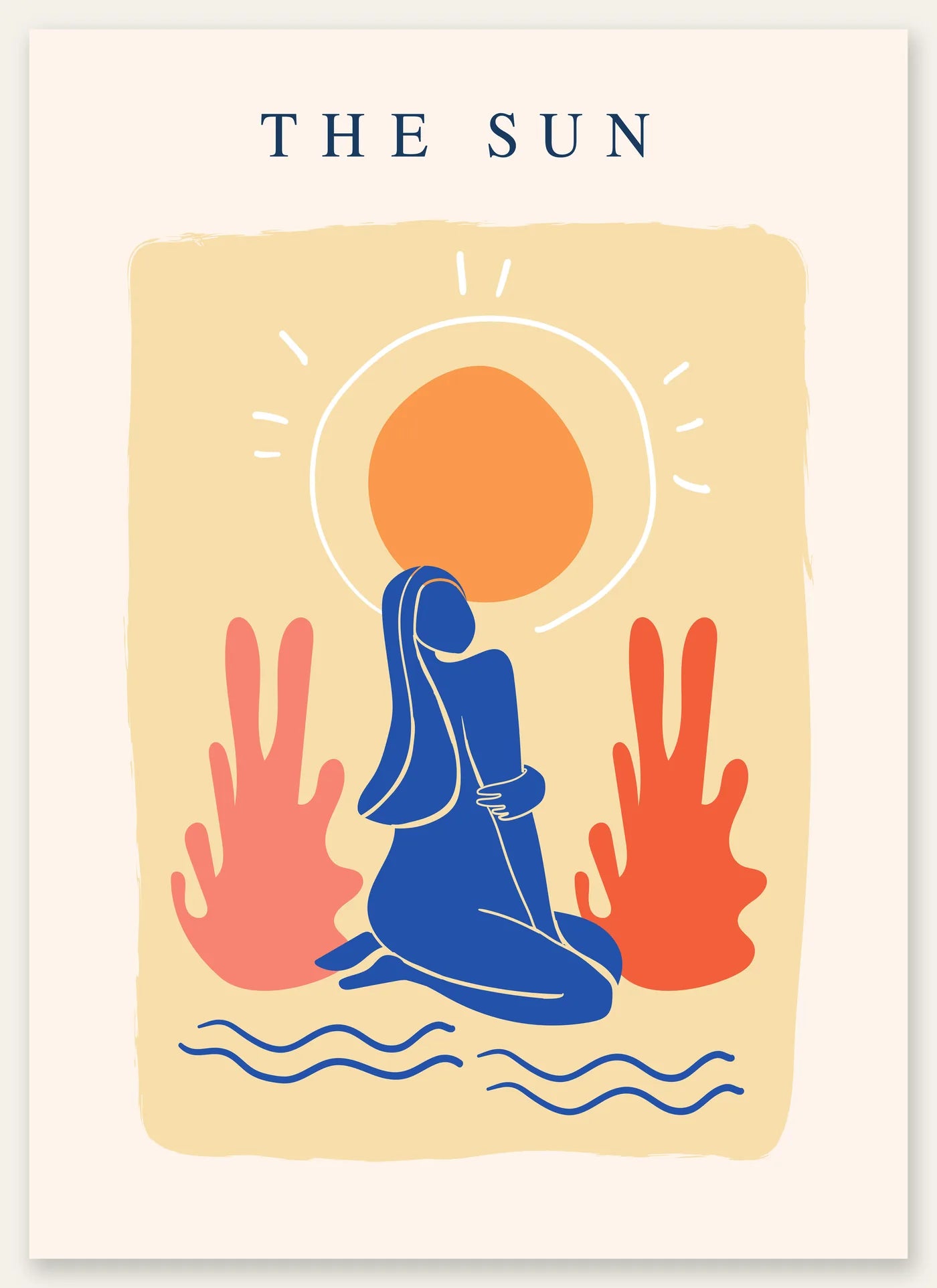 Affiche The Sun Femme Bleue Moderne — Henri Matisse — vue catalogue