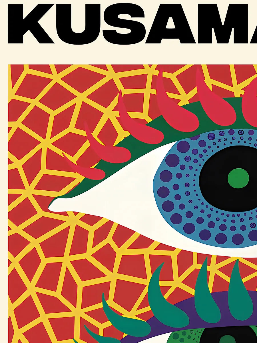 Yayoi Kusama · Eyes · Tokyo 1998 — détail de l'œuvre
