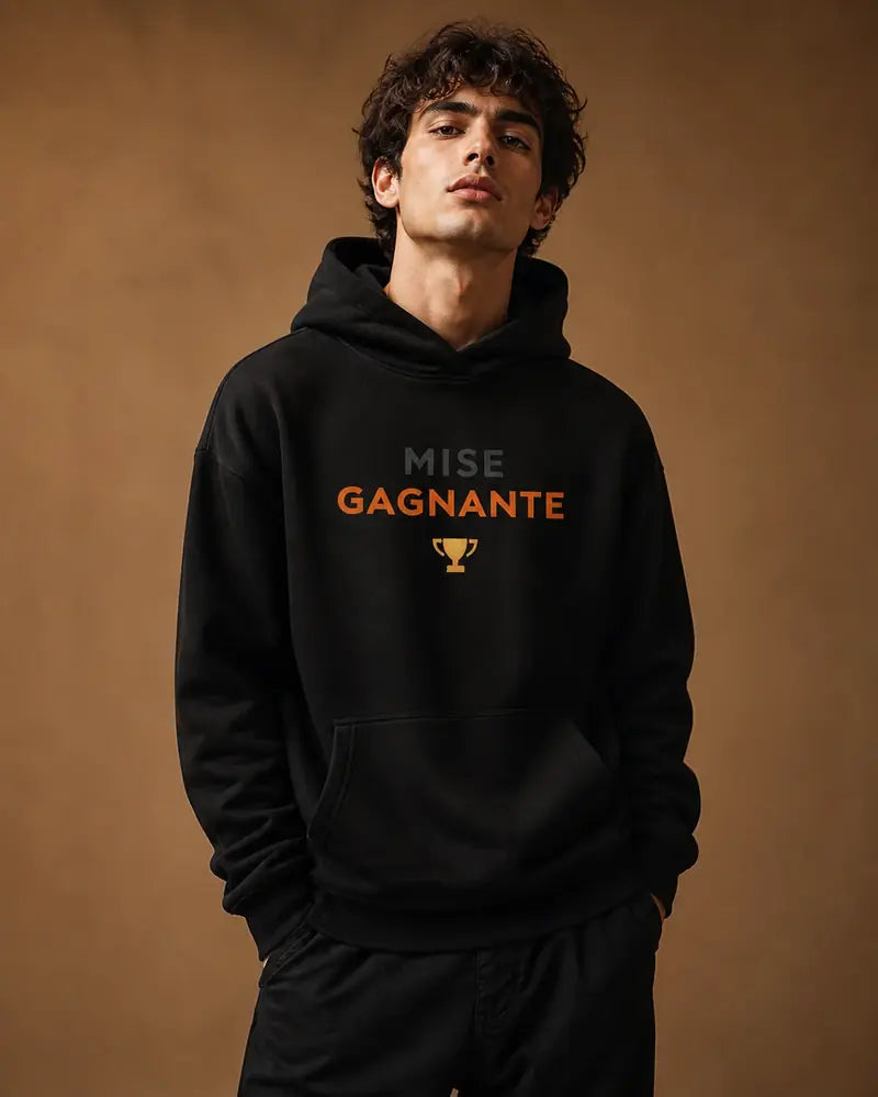 Hoodie Mise Gagnante Noir