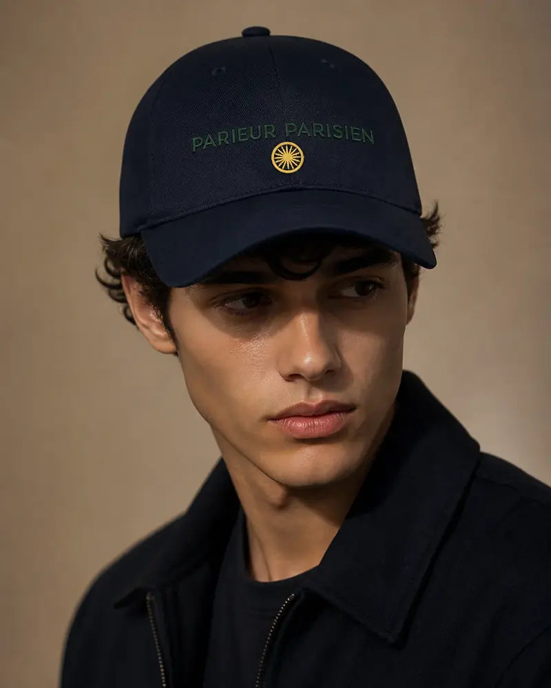 Casquette brodée Parieur Parisien Marine