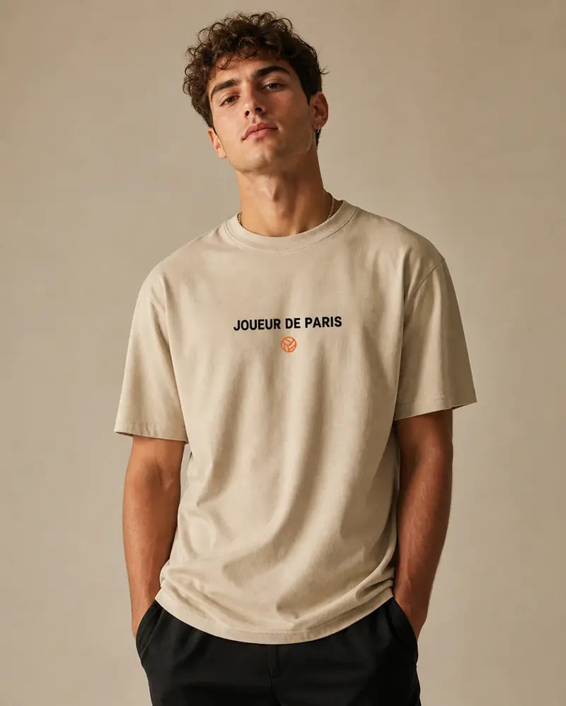 T-shirt Joueur De Paris Volleyball Sable